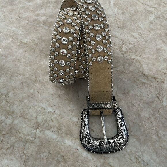 Rhinestone Studded Vintage Cowboy Belt main image 7